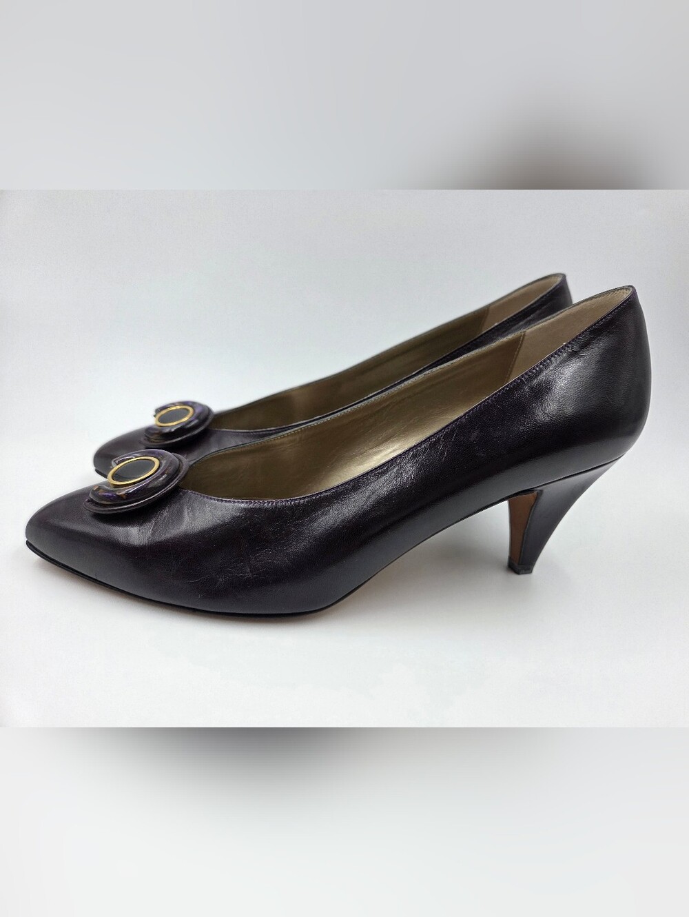💜Vintage Roberto Capucci Leather Pumps Women's Shoes